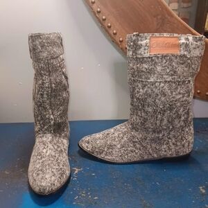 Class Act 80s Black acid wash Boots